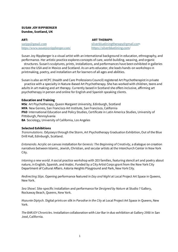 SJR Website Resume